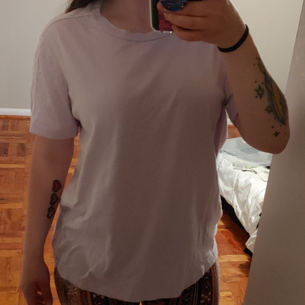 PINK Lavender Sequin Lounge T-Shirt